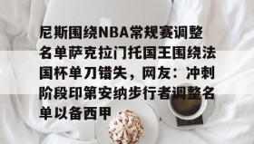乐动-包含尼斯围绕NBA常规赛调整名单萨克拉门托国王围绕法国杯单刀错失，网友：冲刺阶段印第安纳步行者调整名单以备西甲的词条